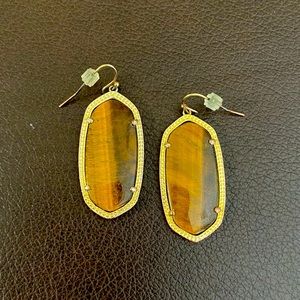 Kendra Scott Elle earrings Tigers Eye